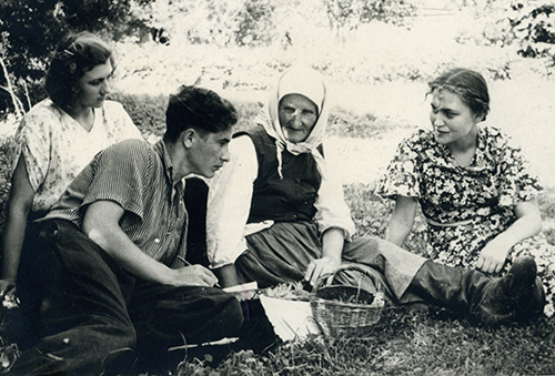 Диалектологическая экспедиция. Лето, 1953 г.