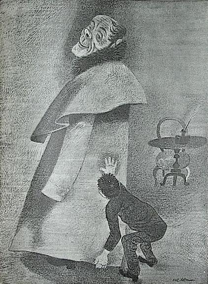 Н. А.льтман. Иллюстрации к «Петербургским повестям» Н. В. Гоголя. 1937