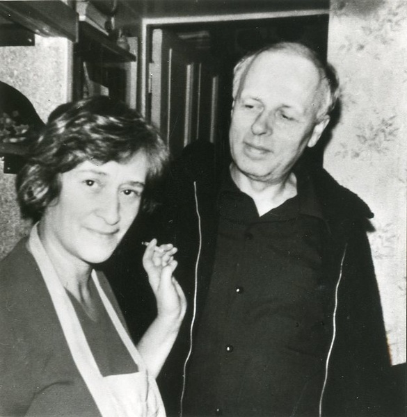 Академик Андрей Сахаров и его жена Елена Боннэр. 1974. Источник: russiainphoto.ru