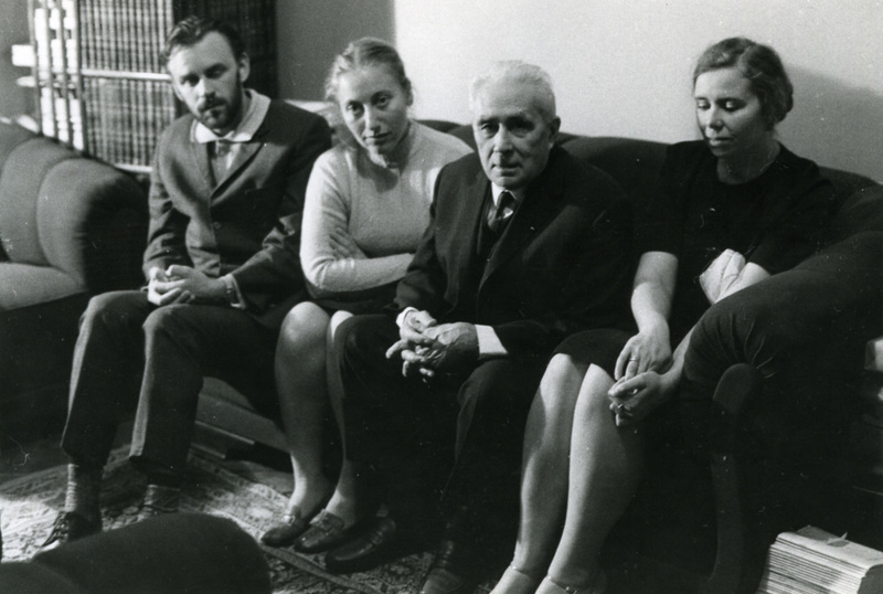 Ю. Н. и О. С. Поповы, В. Н. Лазарев, Н. М. Никулина. 1972 г. Фото из архива О. С. Поповой